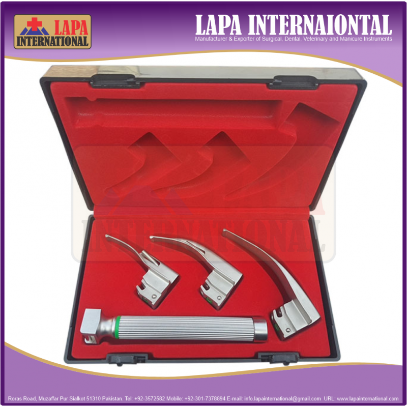 Laryngoscope Set, Fiber Optic child
